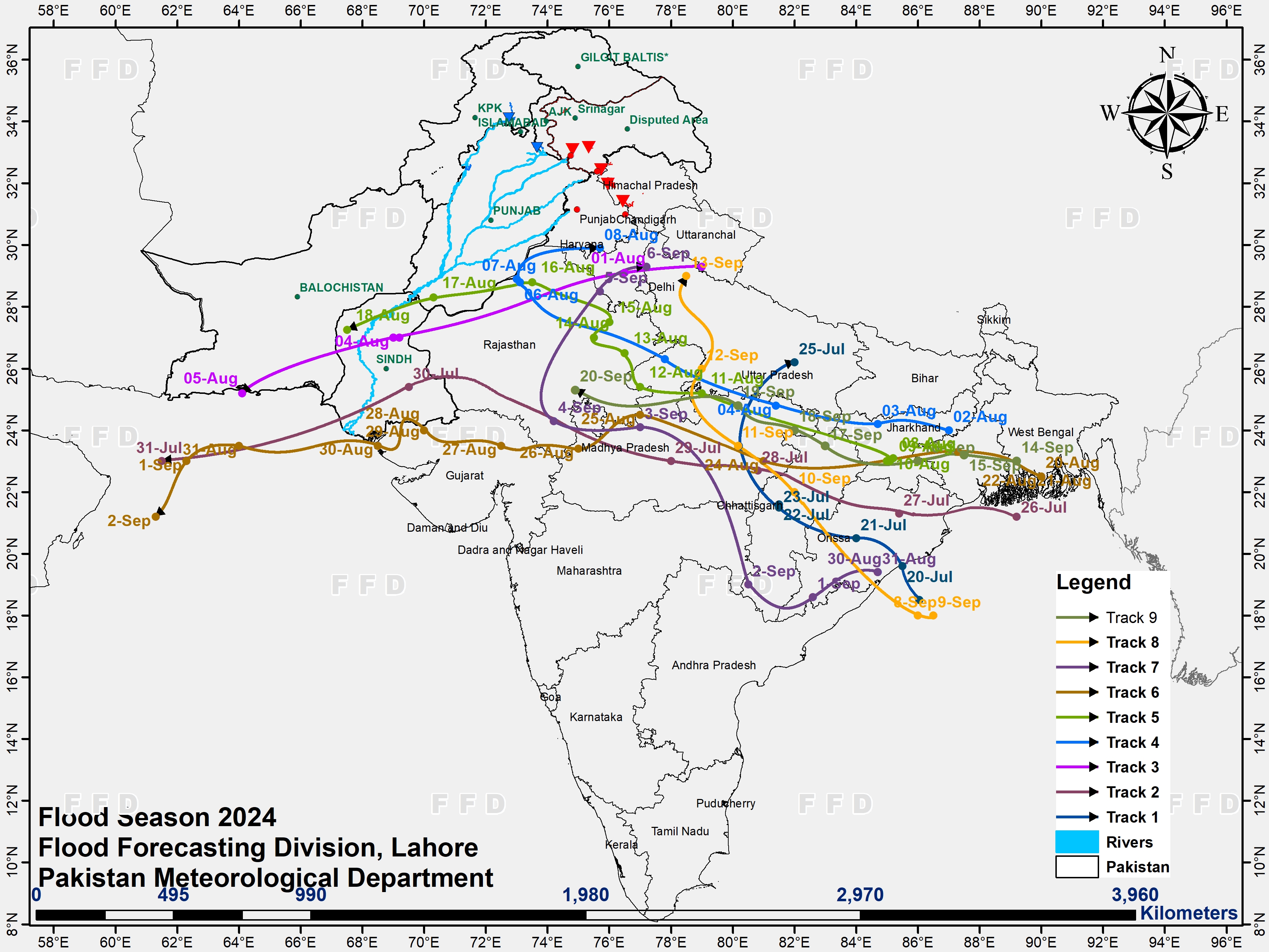 Flood Tracks Season 2024
